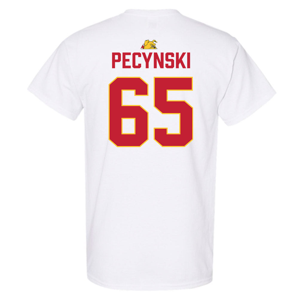 Ferris State - NCAA Football : Cory Pecynski - 5 years National Champions T-Shirt-1