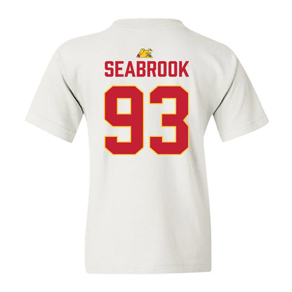 Ferris State - NCAA Football : Erick Seabrook - 5 years National Champions Youth T-Shirt-1