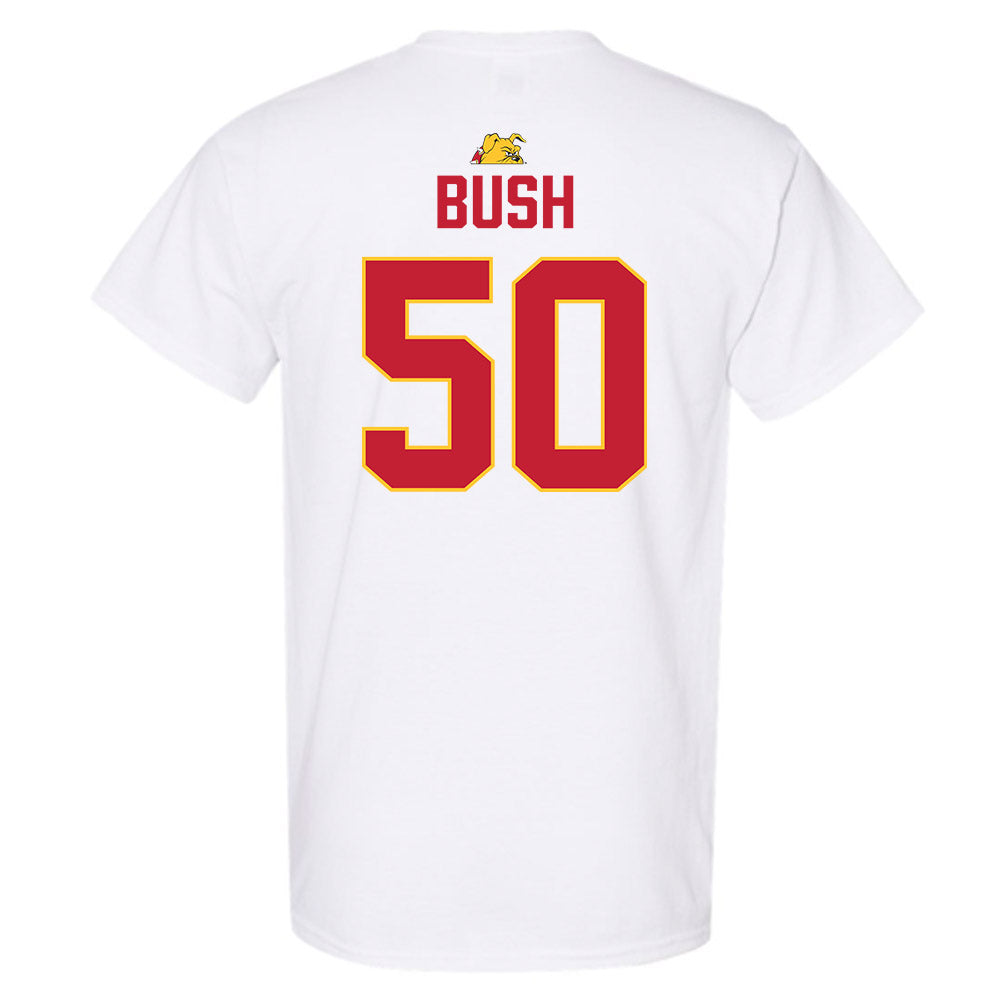 Ferris State - NCAA Football : Michael Bush - 5 years National Champions T-Shirt-1