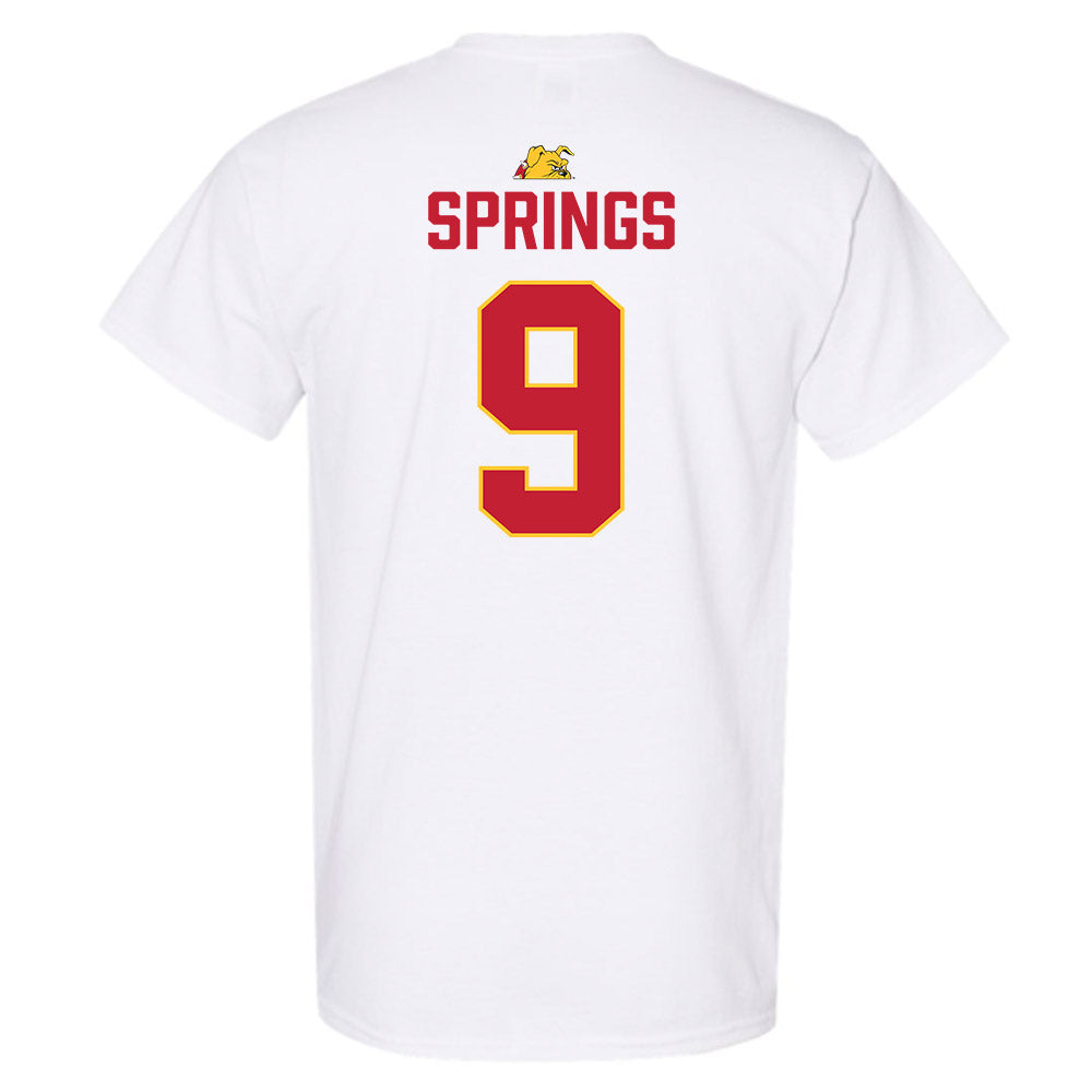 Ferris State - NCAA Football : Alex Springs - 5 years National Champions T-Shirt-1