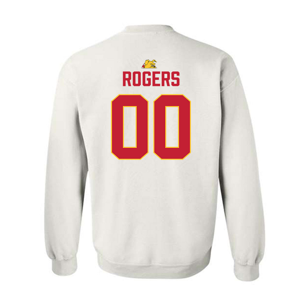 Ferris State - NCAA Football : Zephaniah Rogers - 5 years National Champions Crewneck Sweatshirt-1