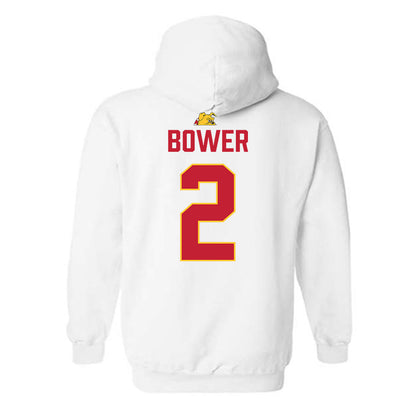 Ferris State - NCAA Football : Wyatt Bower - 5 years National Champions Hooded Sweatshirt-1
