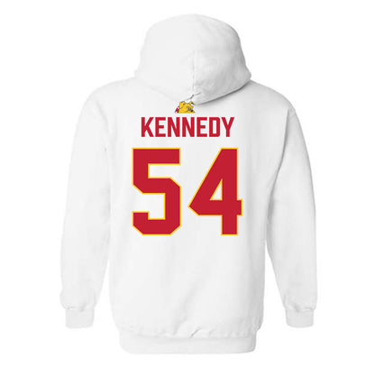 Ferris State - NCAA Football : Jshawn Kennedy - 5 years National Champions Hooded Sweatshirt-1
