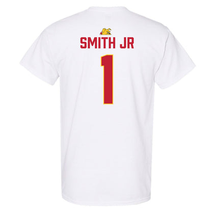 Ferris State - NCAA Football : Lento Smith Jr - 5 years National Champions T-Shirt-1