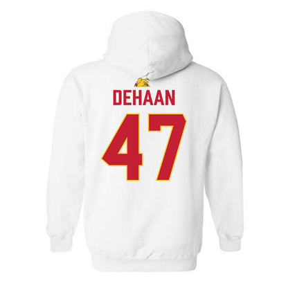 Ferris State - NCAA Football : Ike DeHaan - 5 years National Champions Hooded Sweatshirt-1