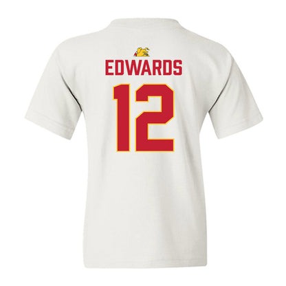 Ferris State - NCAA Football : Michael Edwards - 5 years National Champions Youth T-Shirt-1