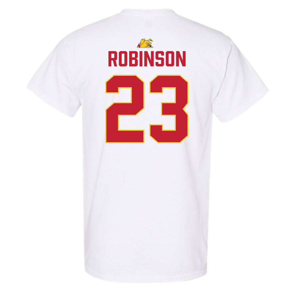 Ferris State - NCAA Football : James Robinson - 5 years National Champions T-Shirt-1