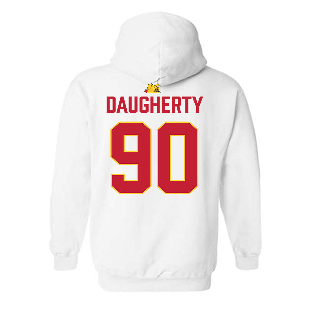 Ferris State - NCAA Football : Royce Daugherty - 5 years National Champions Hooded Sweatshirt-1