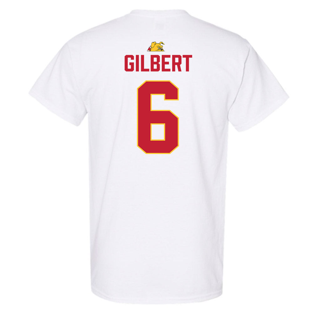 Ferris State - NCAA Football : James Gilbert - 5 years National Champions T-Shirt-1