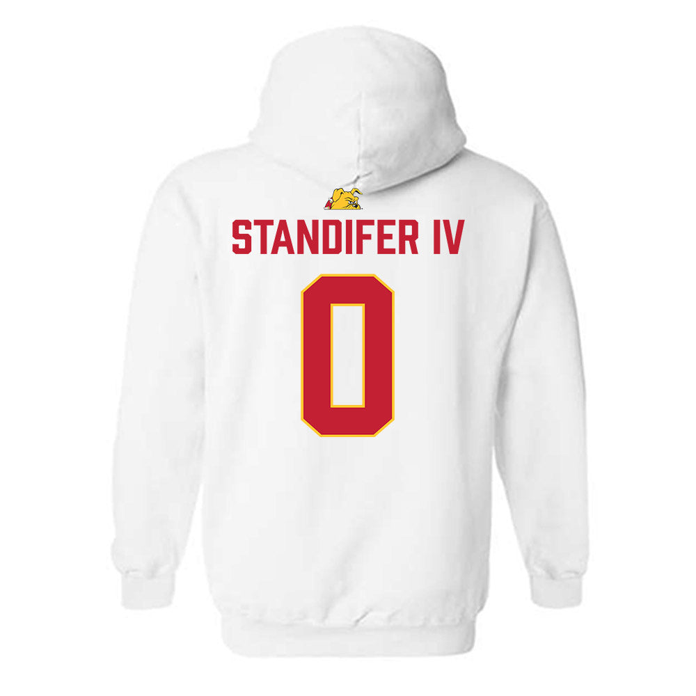 Ferris State - NCAA Football : Milton Standifer IV - 5 years National Champions Hooded Sweatshirt-1