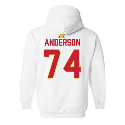 Ferris State - NCAA Football : Bobby Anderson - 5 years National Champions Hooded Sweatshirt-1