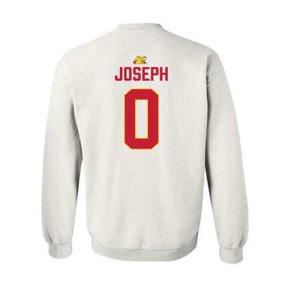 Ferris State - NCAA Football : tez joseph - 5 years National Champions Crewneck Sweatshirt-1