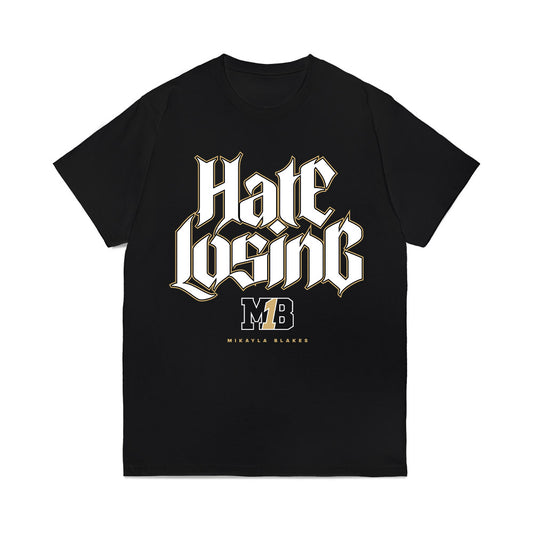 Vanderbilt - NCAA Women's Basketball : Mikayla Blakes - 1 Hate Losing Comfort Colors T-Shirt-0