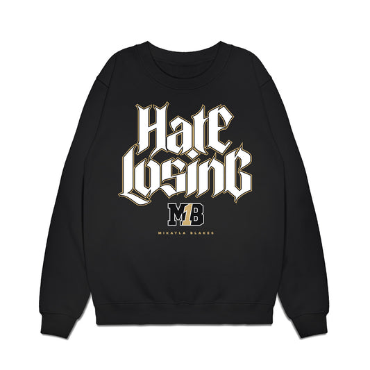 Vanderbilt - NCAA Women's Basketball : Mikayla Blakes - 1 Hate Losing Premium Crewneck Sweatshirt-0