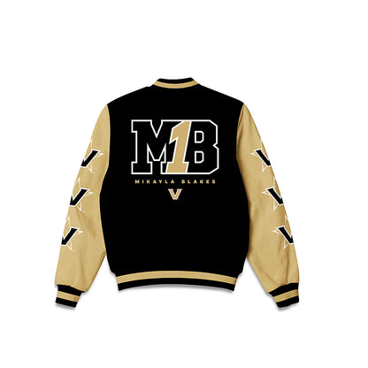 Vanderbilt - NCAA Women's Basketball : Mikayla Blakes - M1B Bomber Jacket-1