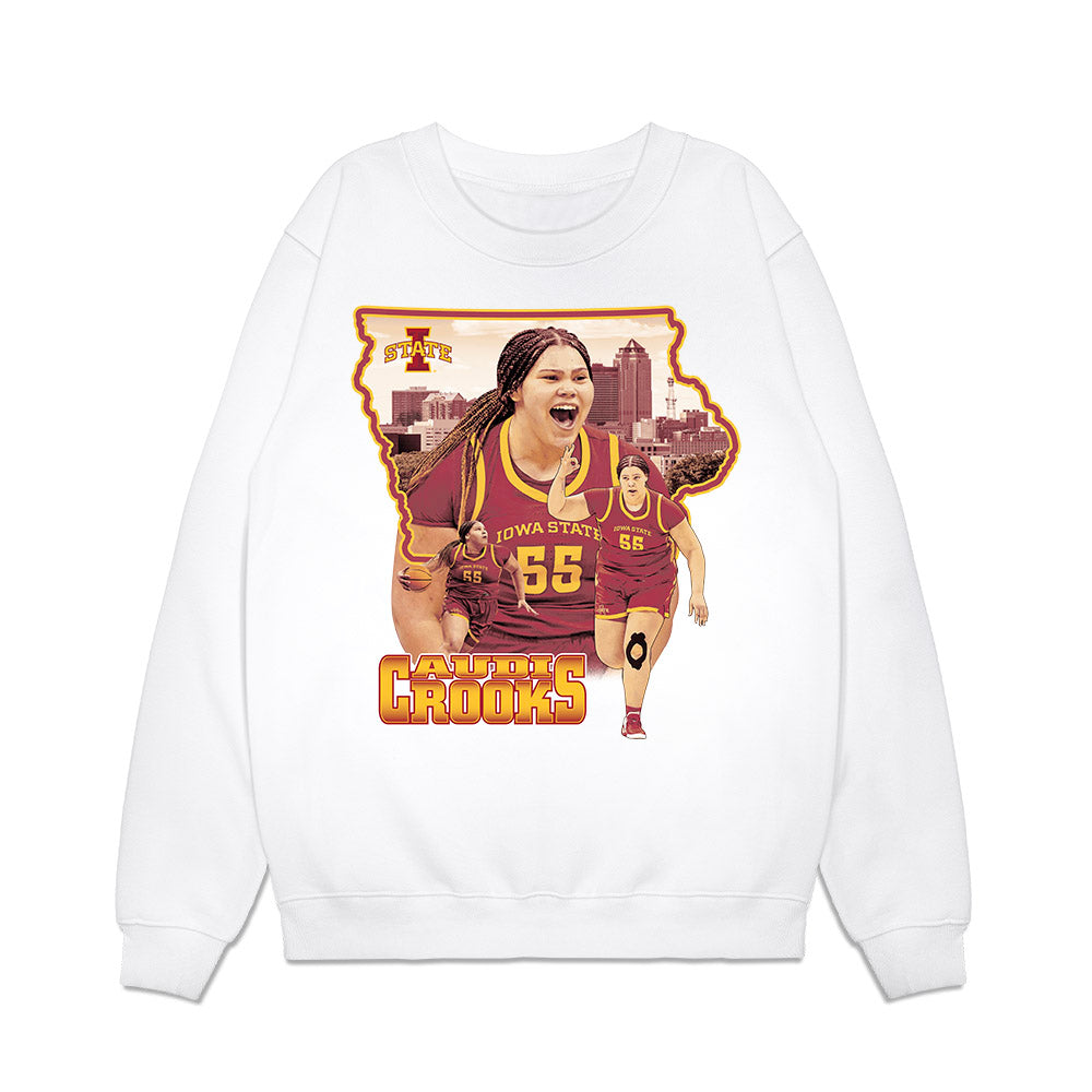Iowa State - NCAA Women's Basketball : - Graphic Premium Crewneck Sweatshirt-0