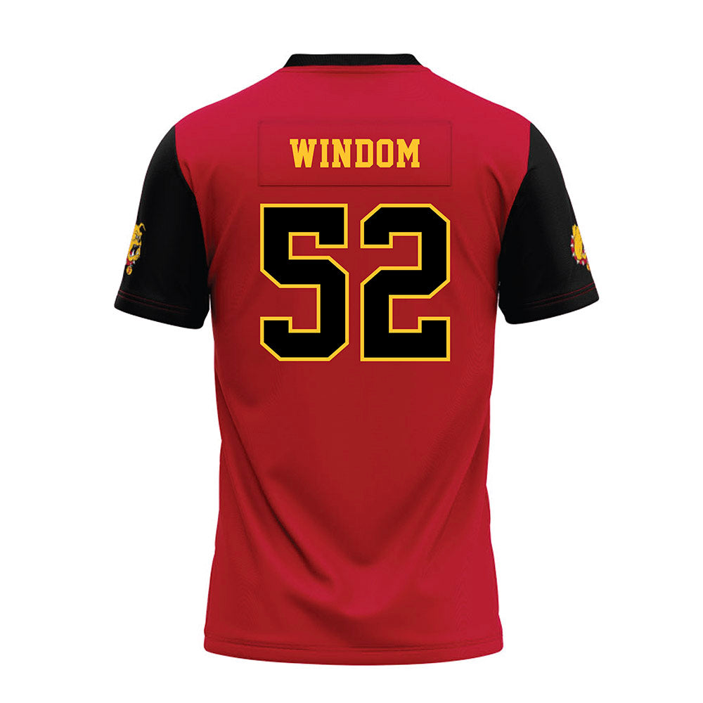 Ferris State - NCAA Football : Jarvis Windom - National Champions Premium Football Jersey-1