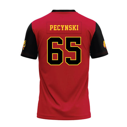 Ferris State - NCAA Football : Cory Pecynski - National Champions Premium Football Jersey-1