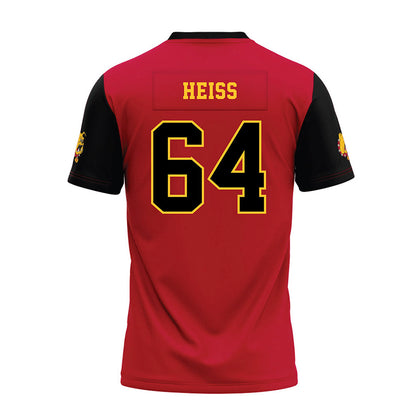 Ferris State - NCAA Football : Cam Heiss - National Champions Premium Football Jersey-1