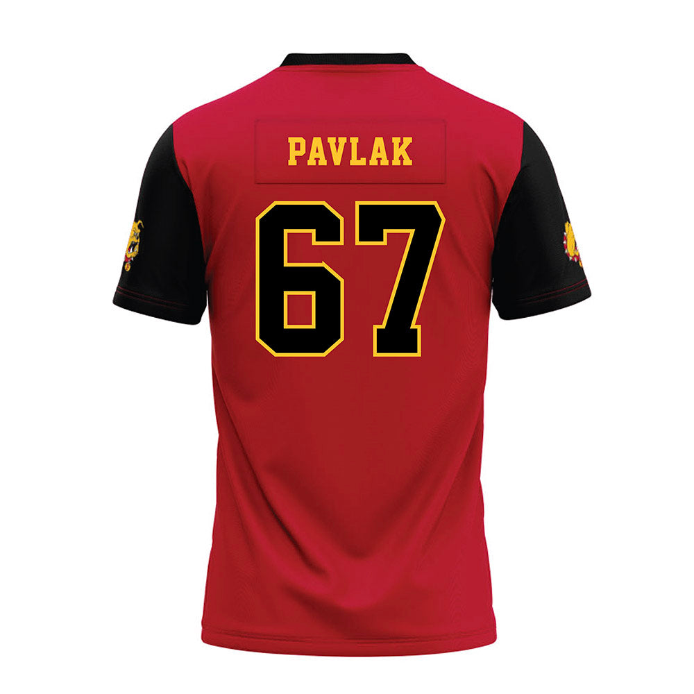 Ferris State - NCAA Football : Avery Pavlak - National Champions Premium Football Jersey-1