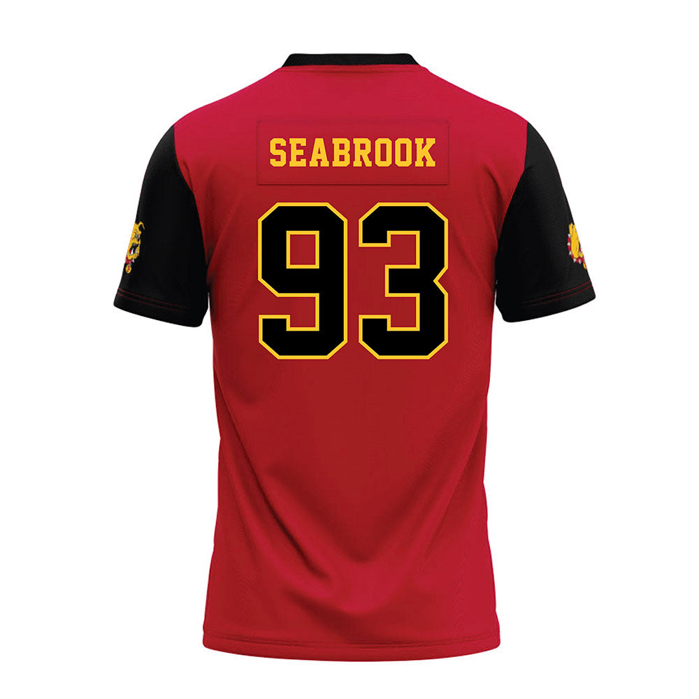 Ferris State - NCAA Football : Erick Seabrook - National Champions Premium Football Jersey-1