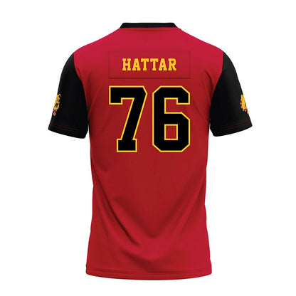 Ferris State - NCAA Football : Lawrence Hattar - National Champions Premium Football Jersey-1