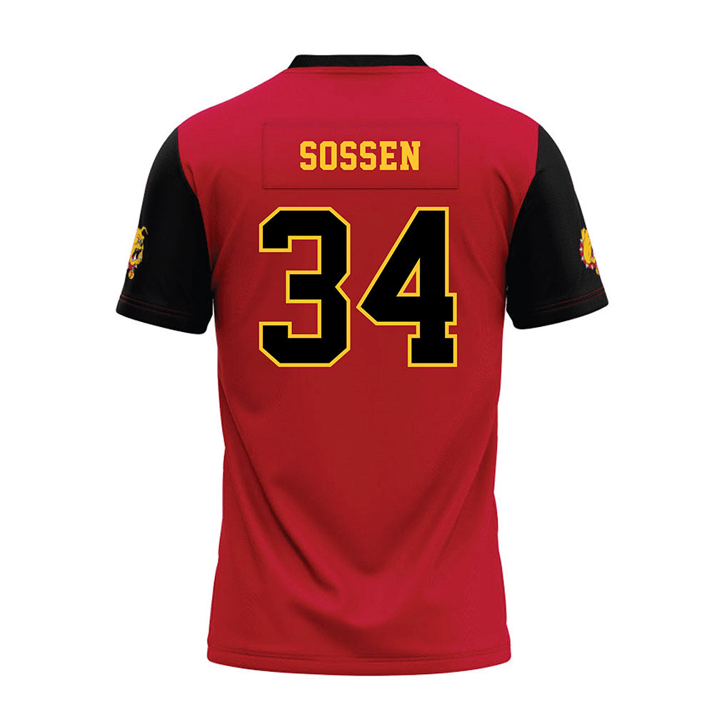 Ferris State - NCAA Football : Ethan Sossen - National Champions Premium Football Jersey-1