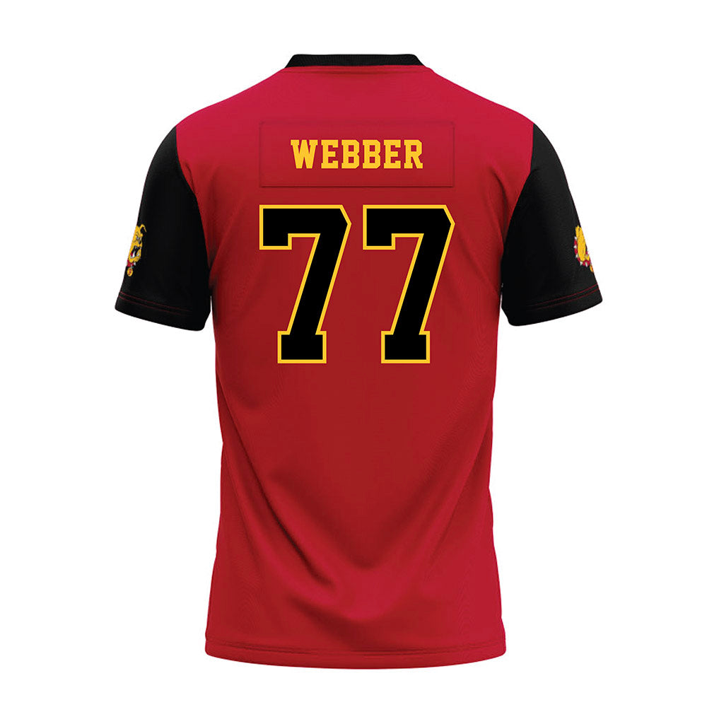 Ferris State - NCAA Football : Tyrone Webber - National Champions Premium Football Jersey-1