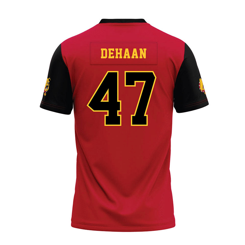Ferris State - NCAA Football : Ike DeHaan - National Champions Premium Football Jersey-1