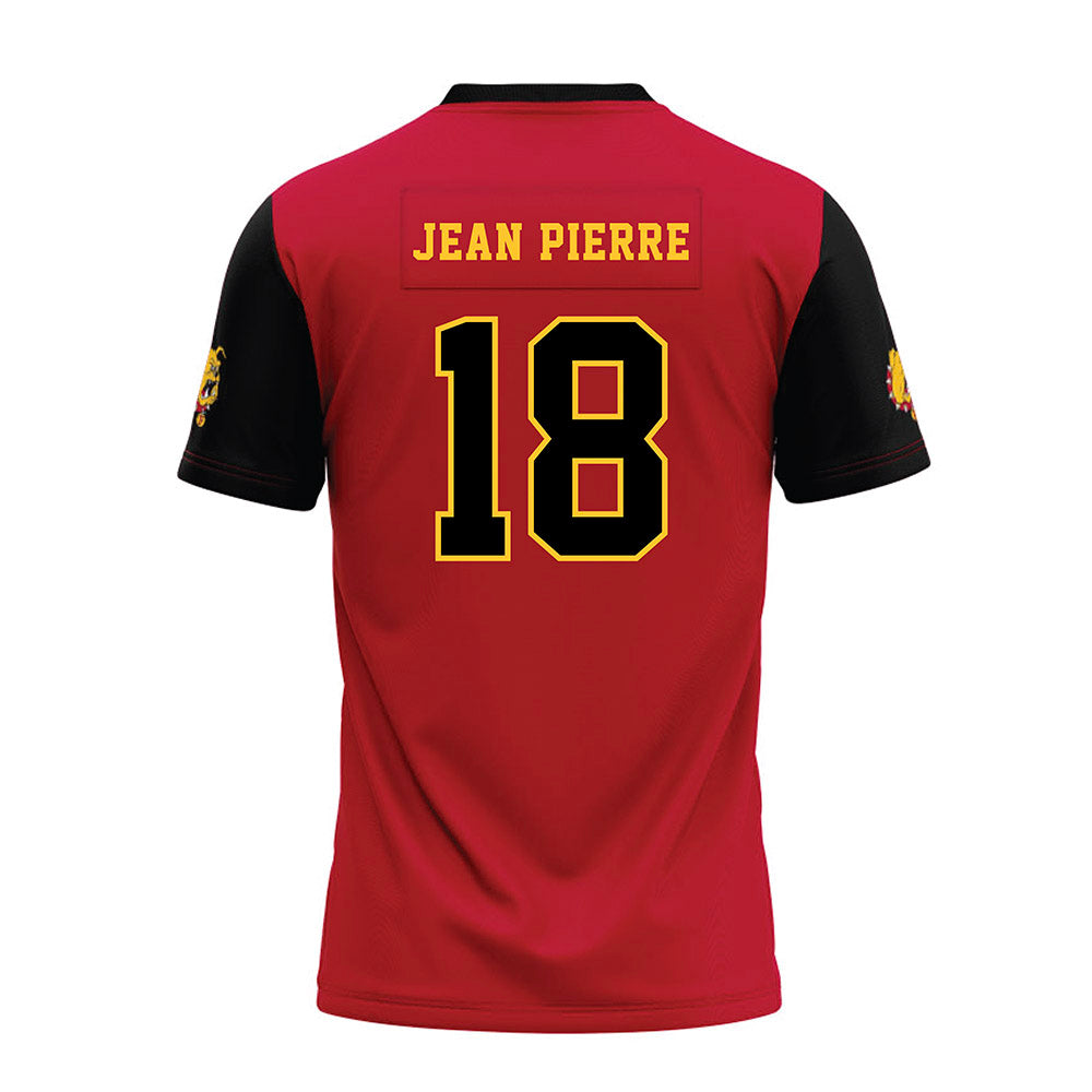 Ferris State - NCAA Football : Mervens Jean Pierre - National Champions Premium Football Jersey-1