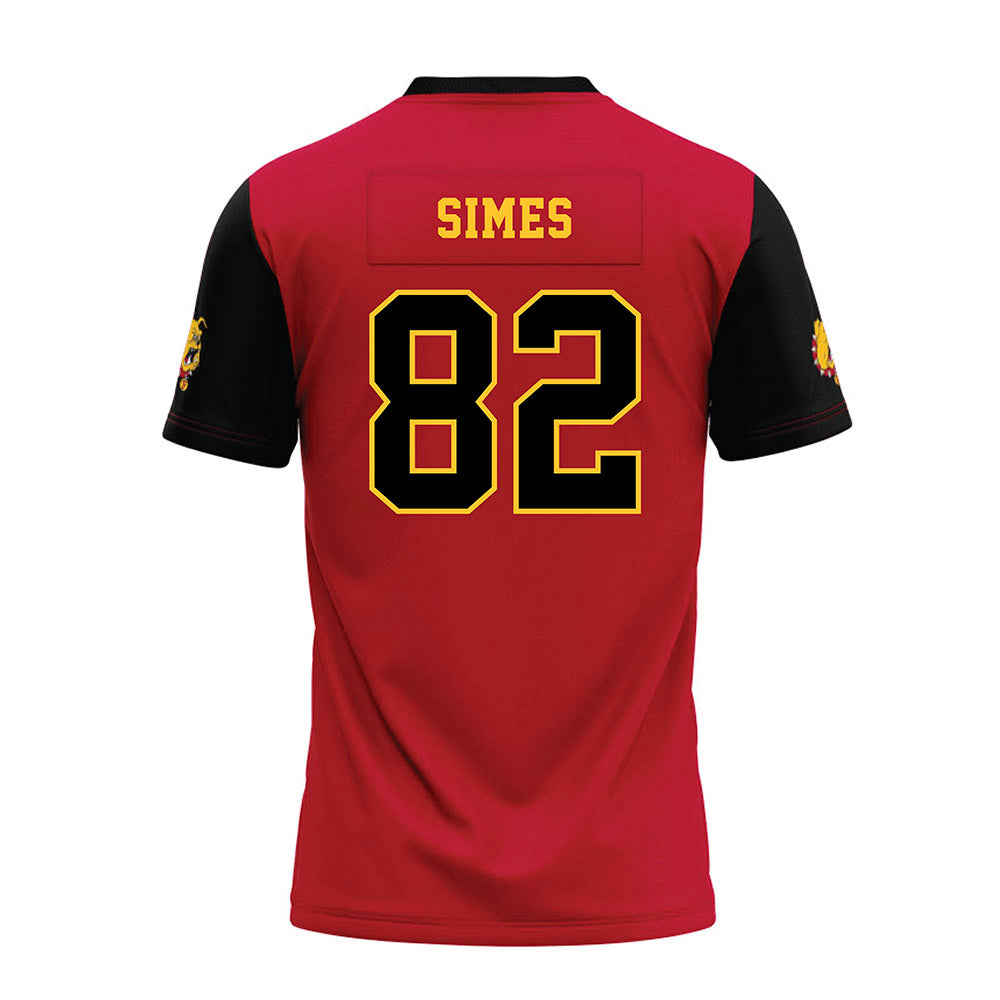Ferris State - NCAA Football : Kevin Simes - National Champions Premium Football Jersey-1