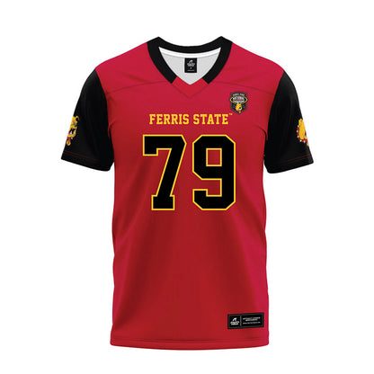 Ferris State - NCAA Football : Mike Misner - National Champions Premium Football Jersey-0