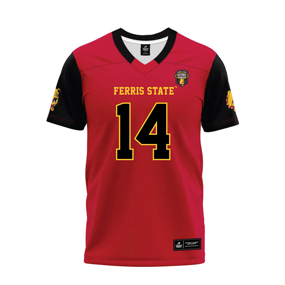 Ferris State - NCAA Football : Timothy Ormond II - National Champions Premium Football Jersey-0