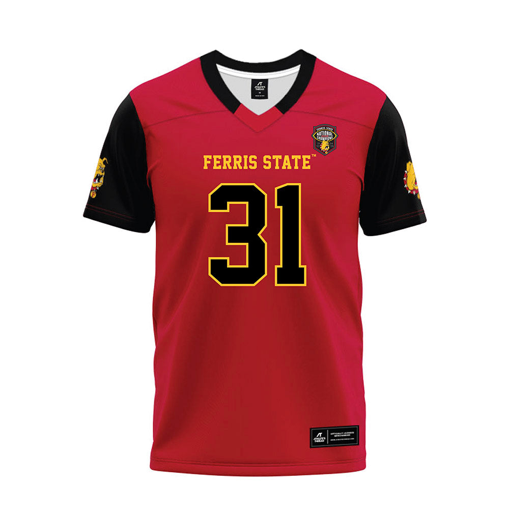 Ferris State - NCAA Football : Jack Lamancusa - National Champions Premium Football Jersey-0