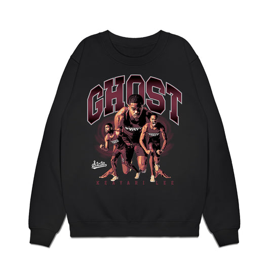 Mississippi State - NCAA Mens Track & Field : Keayari Thompson - Collage Premium Crewneck Sweatshirt-0