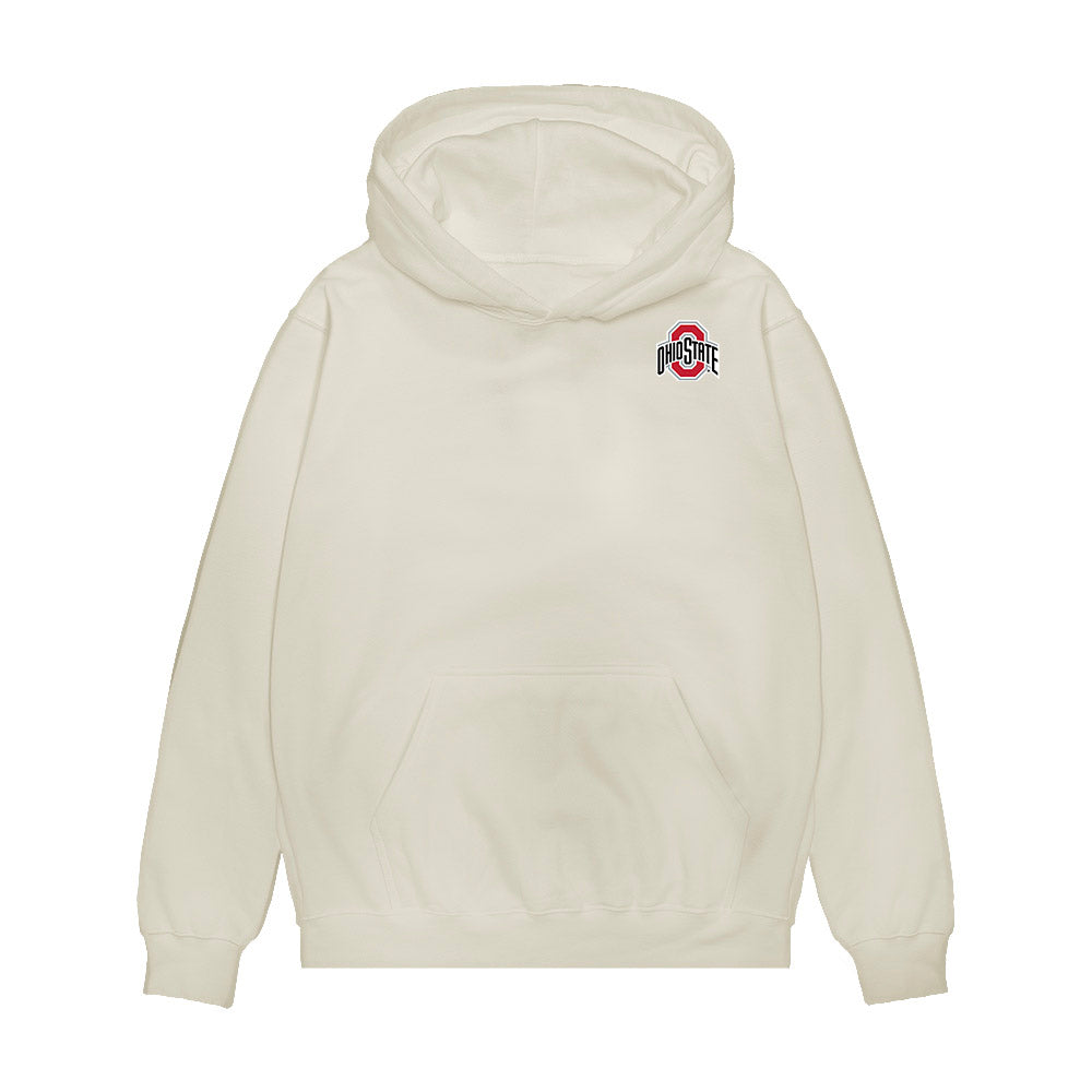 Ohio State - Dance Team : Ashlyn Barrett - Collage Premium Hooded Sweatshirt-0