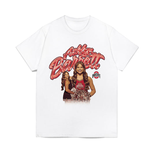 Ohio State - Dance Team : Ashlyn Barrett - Collage Comfort Colors T-Shirt-0