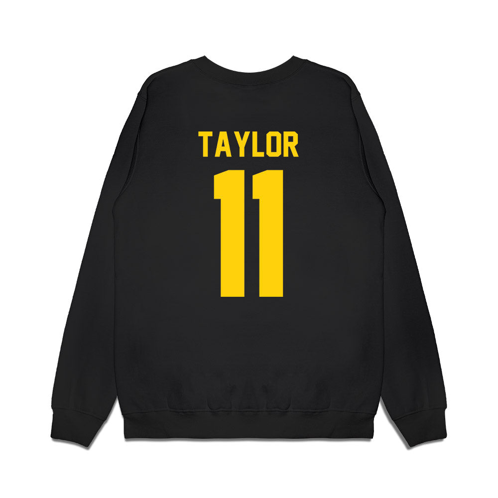 Delaware - NCAA Men's Basketball : Jayden Taylor - Vintage Shersey Premium Crewneck Sweatshirt-1