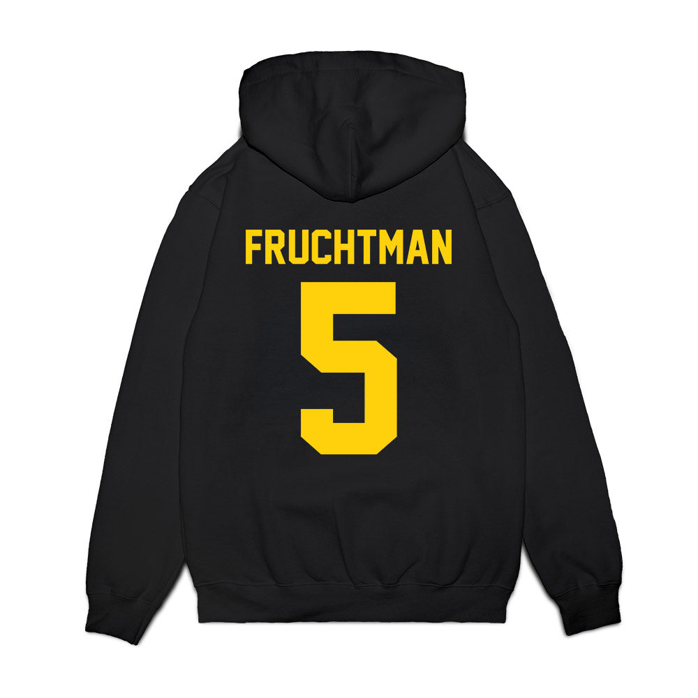 Delaware - NCAA Women's Basketball : Amalia Fruchtman - Vintage Shersey Premium Hooded Sweatshirt-1
