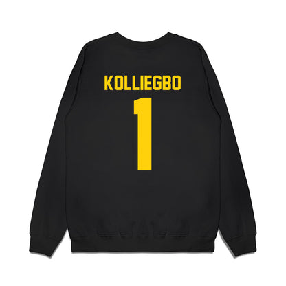 Delaware - NCAA Women's Basketball : Safiatu Kolliegbo - Vintage Shersey Premium Crewneck Sweatshirt-1
