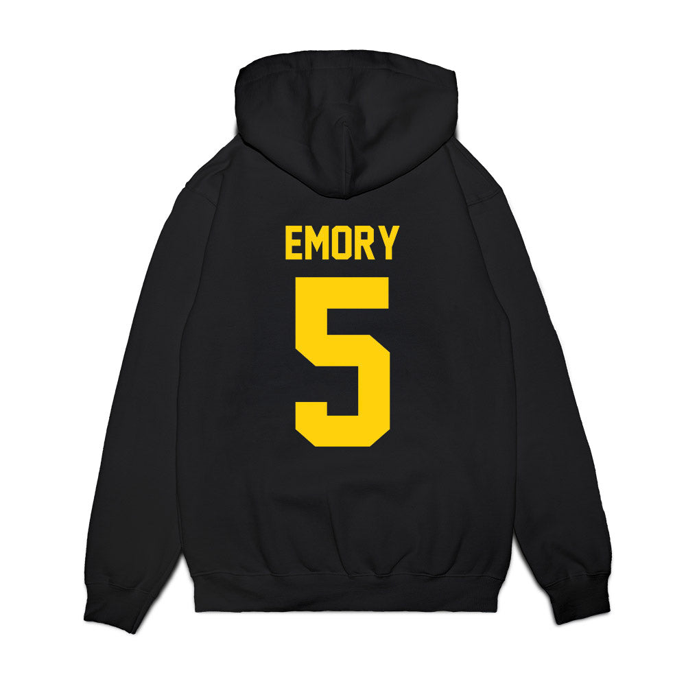 Delaware - NCAA Men's Basketball : Macon Emory - Vintage Shersey Premium Hooded Sweatshirt-1