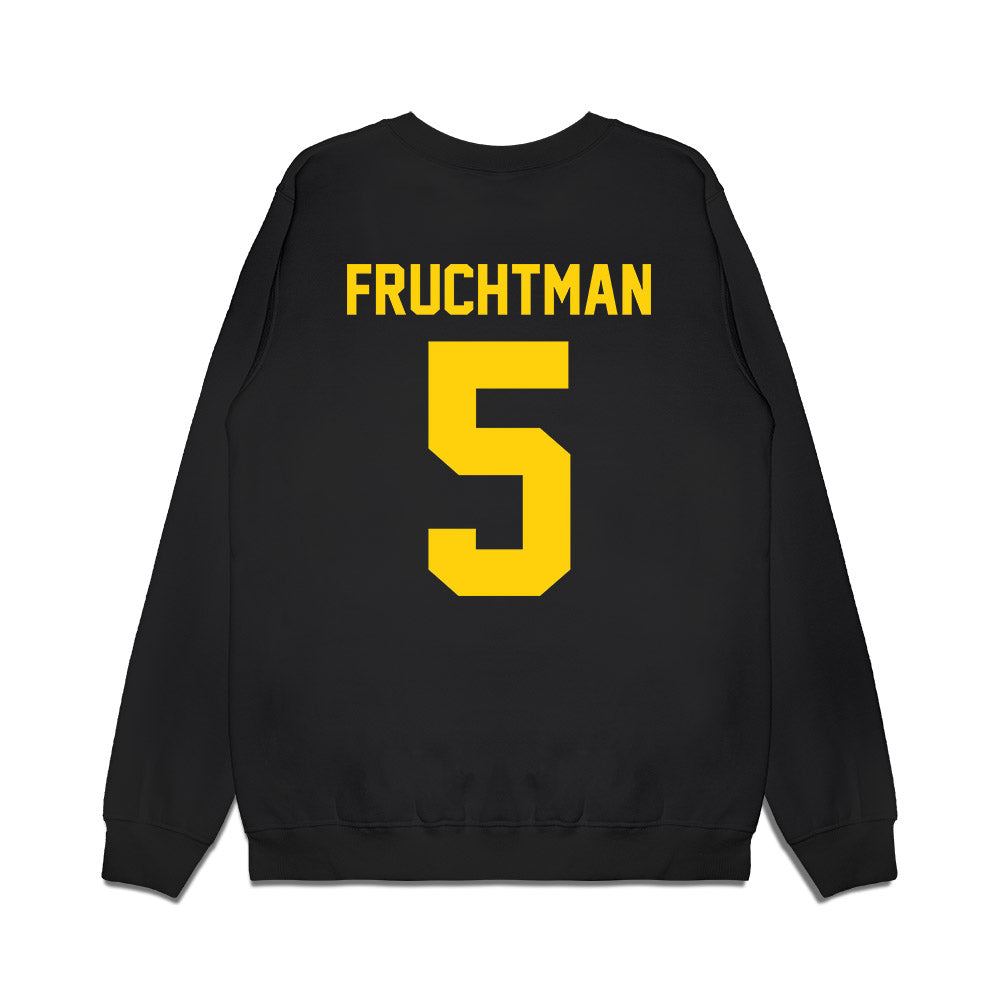 Delaware - NCAA Women's Basketball : Amalia Fruchtman - Vintage Shersey Premium Crewneck Sweatshirt-1