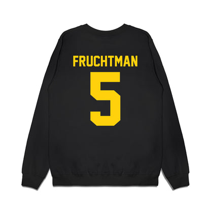 Delaware - NCAA Women's Basketball : Amalia Fruchtman - Vintage Shersey Premium Crewneck Sweatshirt-1