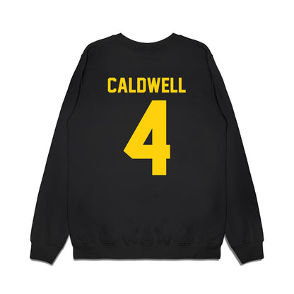 Delaware - NCAA Women's Basketball : London Caldwell - Vintage Shersey Premium Crewneck Sweatshirt-1