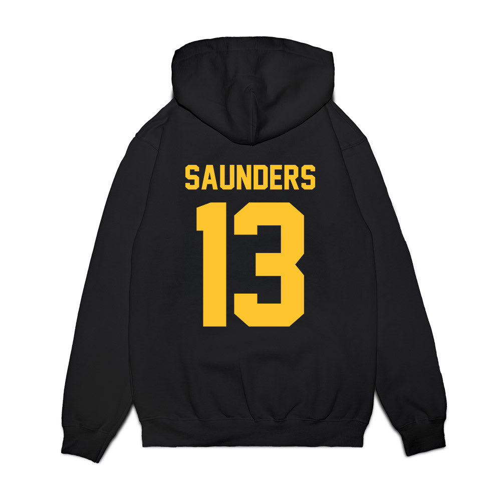 NDSU - NCAA Men's Basketball : Riley Saunders - Vintage Shersey Premium Hooded Sweatshirt-1