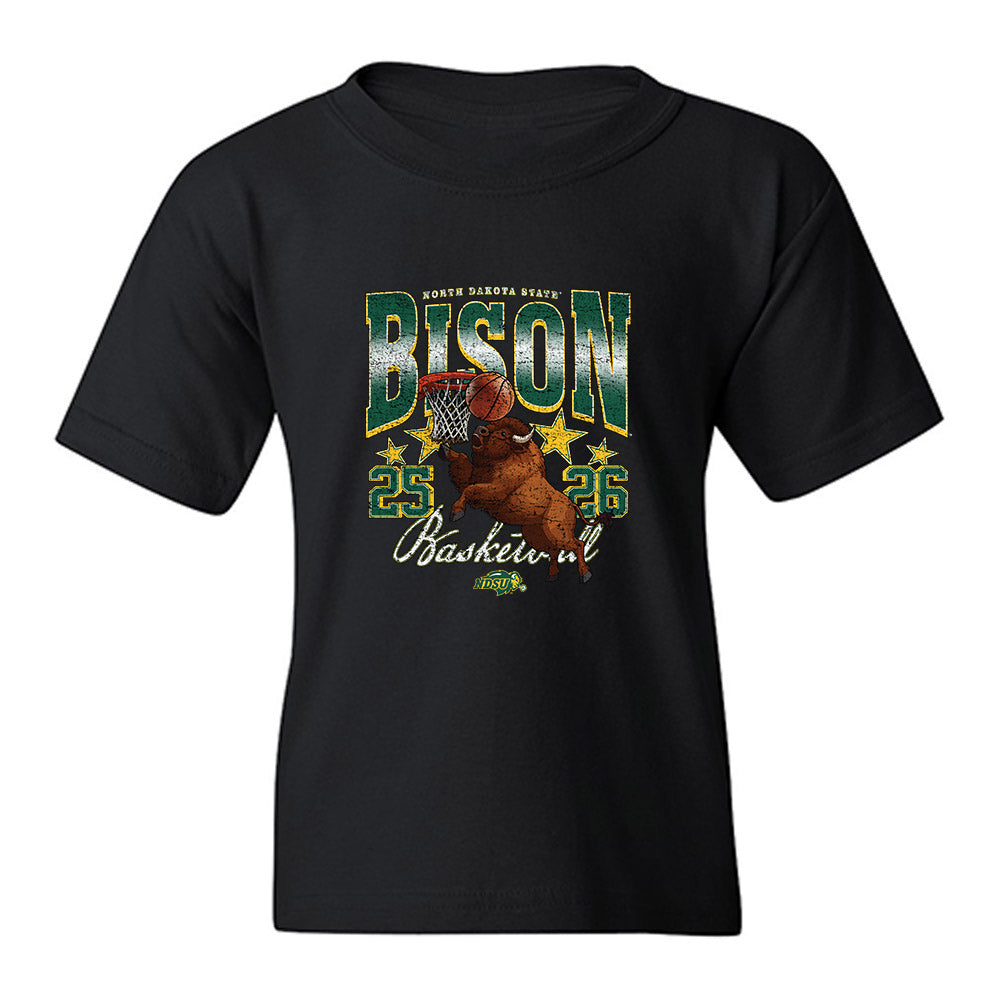 NDSU - NCAA Men's Basketball : Damari Wheeler-Thomas - Vintage Shersey Youth T-Shirt-0