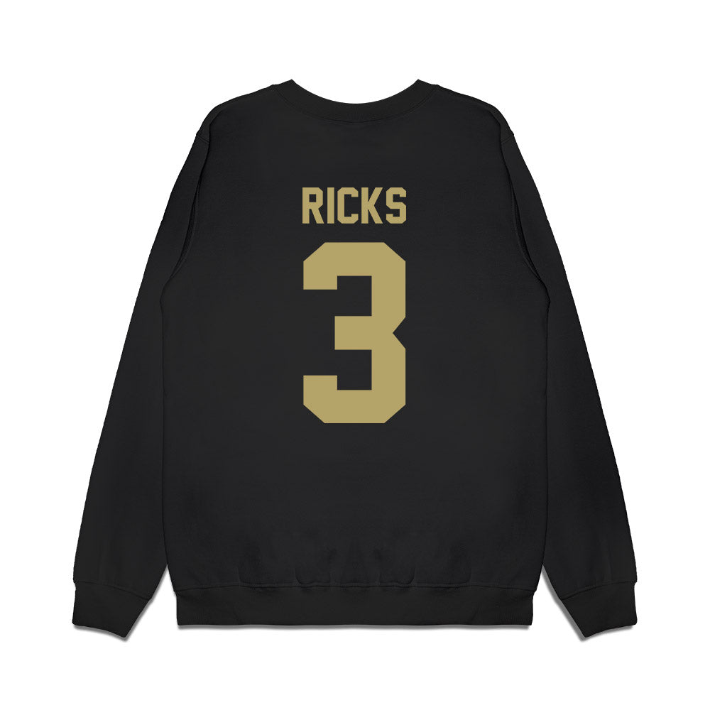 JMU - NCAA Men's Basketball : Eddie Ricks - Vintage Premium Crewneck Sweatshirt-1