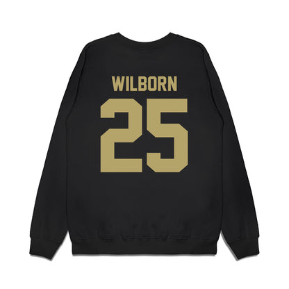 JMU - NCAA Men's Basketball : Eli Wilborn - Vintage Premium Crewneck Sweatshirt-1