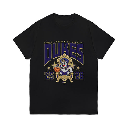 JMU - NCAA Men's Basketball : Preston Fowler - Vintage Comfort Colors T-Shirt-0
