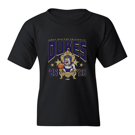 JMU - NCAA Men's Basketball : Christian Brown - Vintage Youth T-Shirt-0